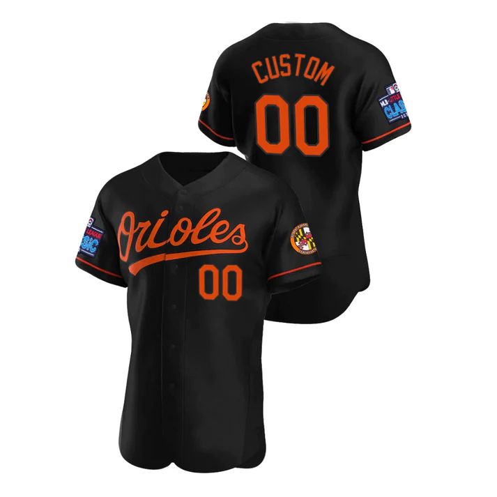 Baseball Jerseys Custom Baltimore Orioles 2022 Little League Classic Black Stitched Jersey 1368