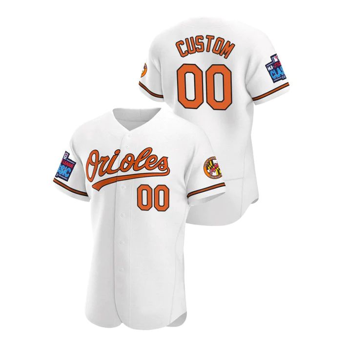 Baseball Jerseys Custom Baltimore Orioles 2022 Little League Classic White Stitched Jersey 1371