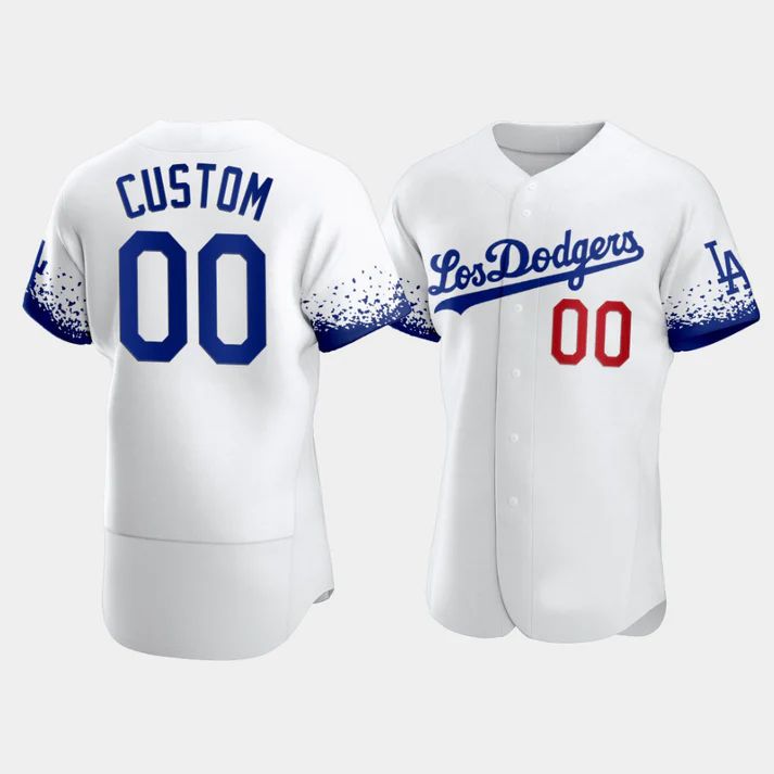 Baseball Jerseys Custom Los Angeles Dodgers Fashion White Stitched Jerseys 1415