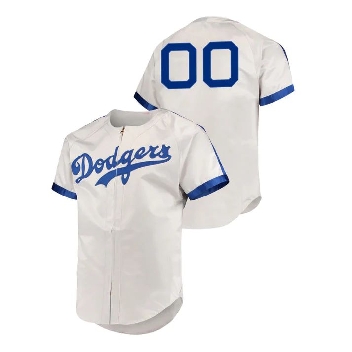 Baseball Jerseys Custom Los Angeles Dodgers Gray Cooperstown Stitched throwback Jersey 1416