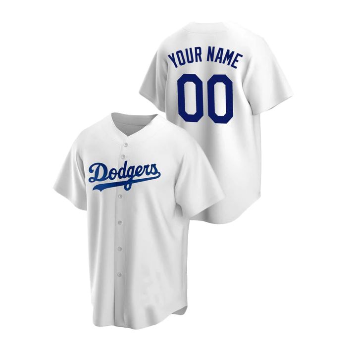 Baseball Jerseys Custom Los Angeles Dodgers White Jerseys Stitched Men Youth And Women For Birthday Gift 1449