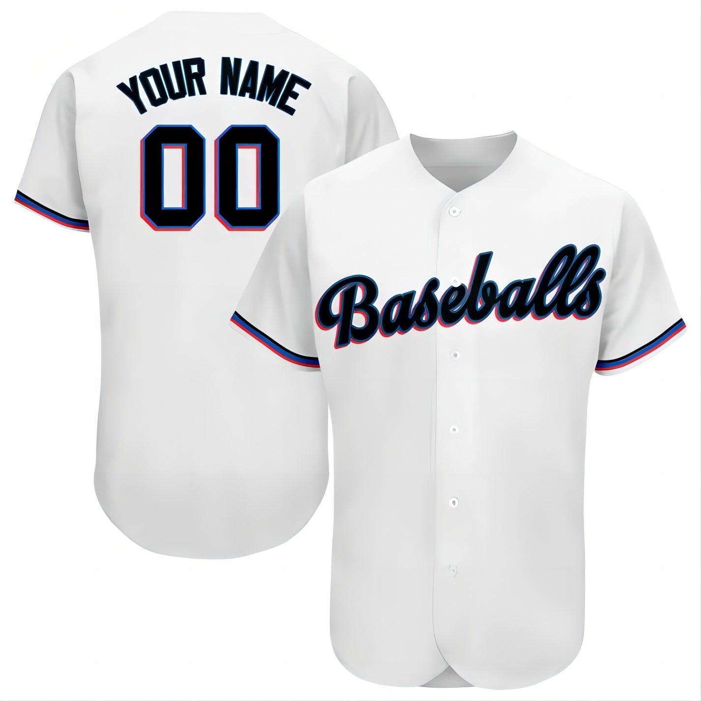 Baseball Jerseys Custom Miami Marlins Stitched Baseball Jersey Personalized Button Down Baseball T Shirt 1454