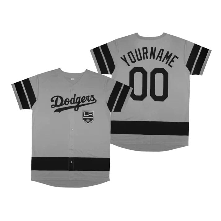 Baseball Jerseys Custom Los Angeles Dodgers New Baseball 2022 Gray Stitched Jerseys 1433