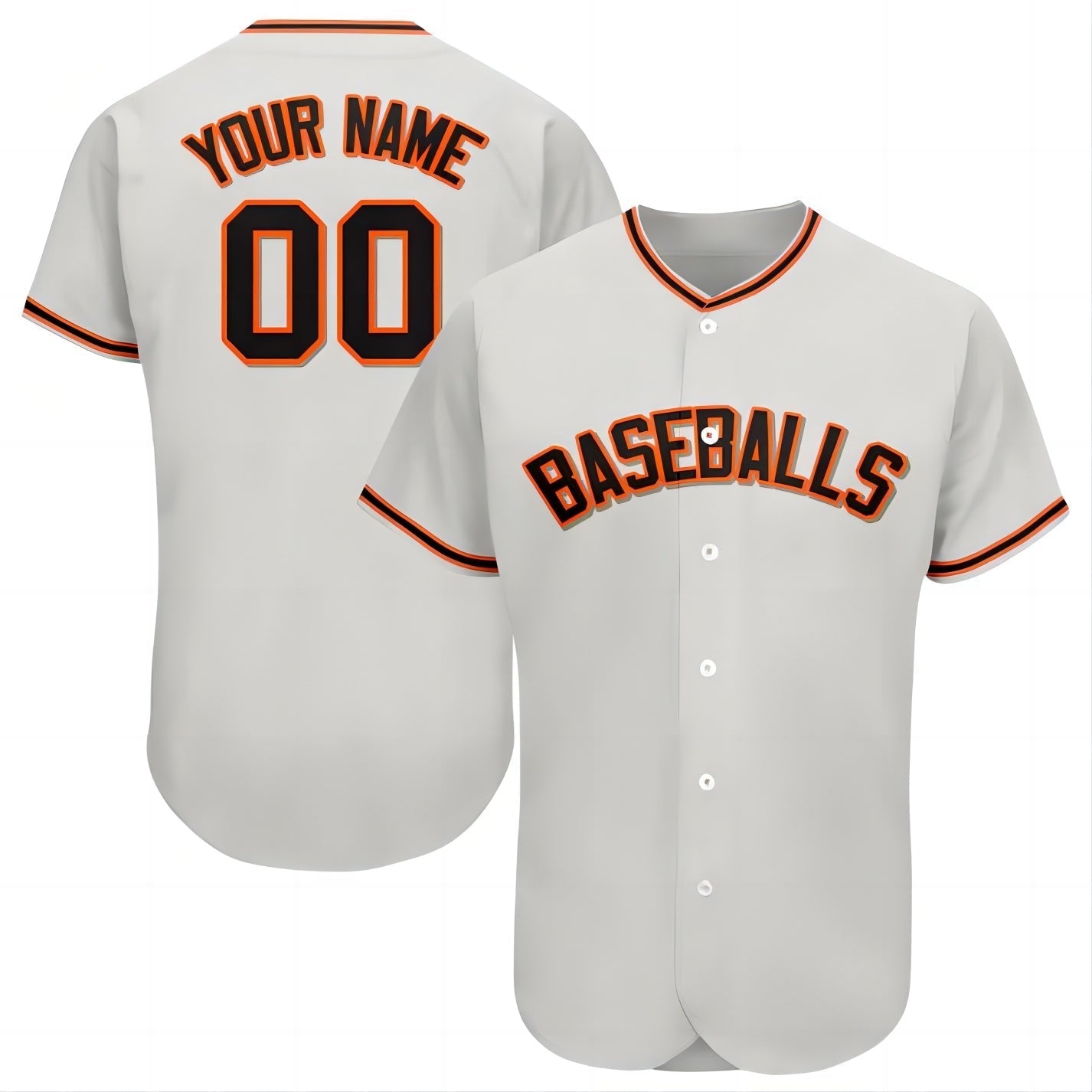 Baseball Jerseys Custom San Francisco Giants Stitched Personalized Button Down Baseball T Shirt 1482