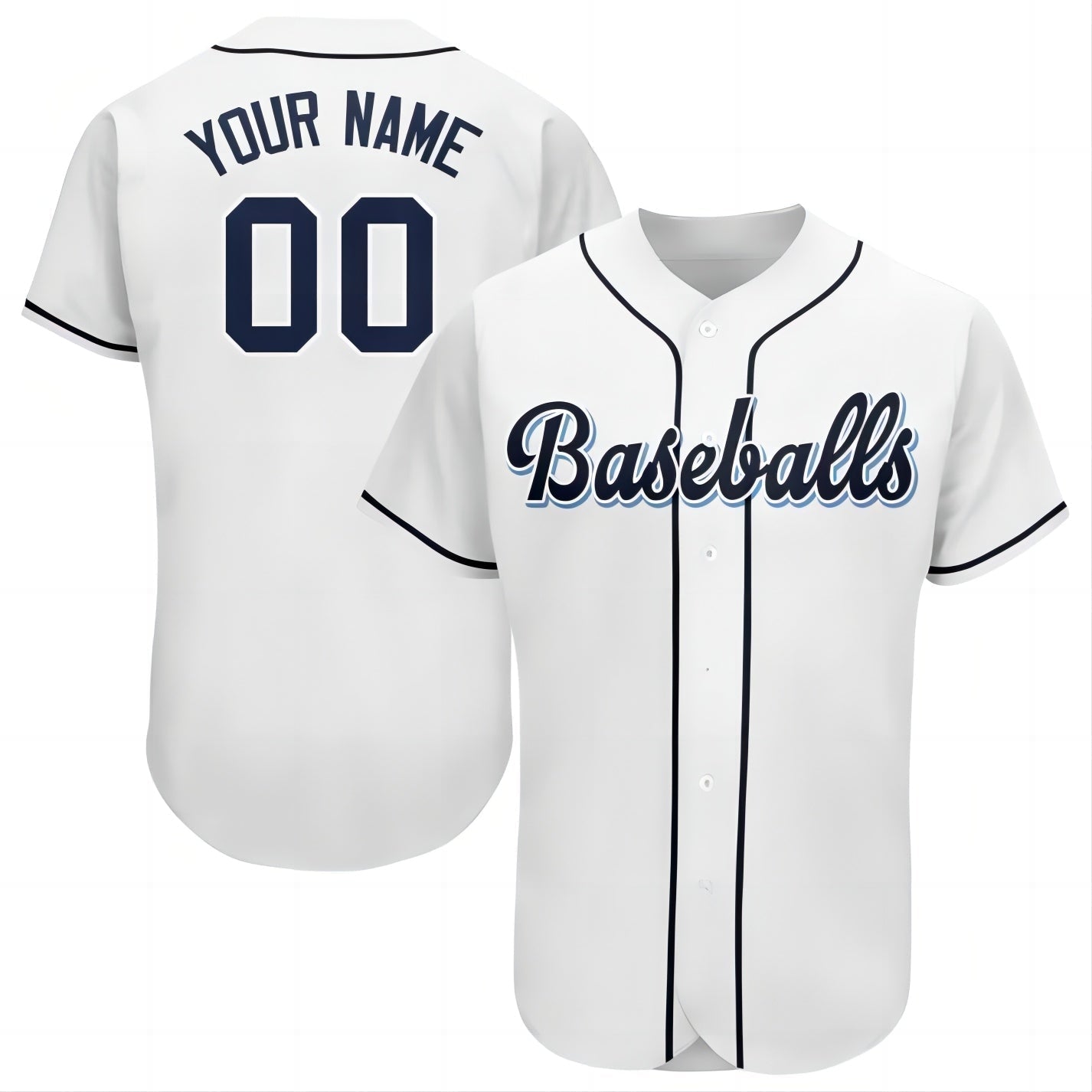 Baseball Jerseys Custom Tampa Bay Rays Stitched Personalized Button Down Baseball T Shirt 1487