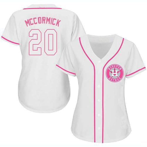 Baseball Jersey Houston Astros Chas McCormick White Fashion Stitched Jerseys 1329