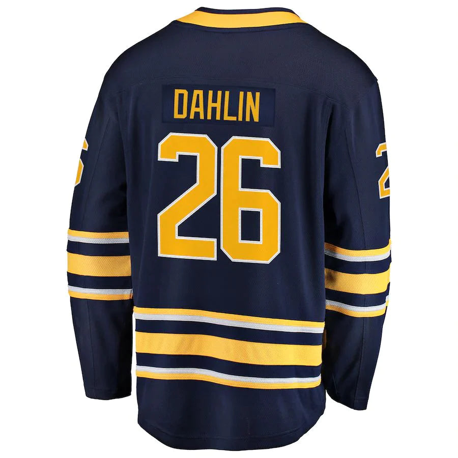 B.Sabres #26 Rasmus Dahlin Fanatics Branded Premier Breakaway Player Jersey Navy Stitched American Hockey Jerseys 1270