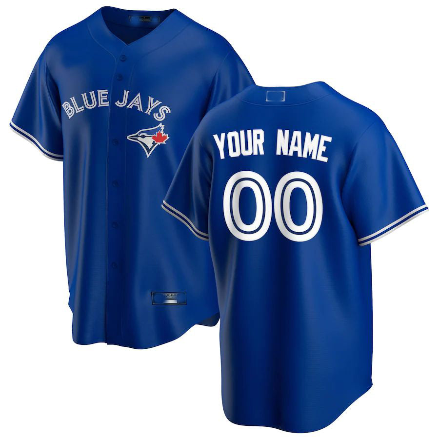 Baseball Jerseys Custom Toronto Blue Jays Royal Alternate Replica Custom Jersey 1493