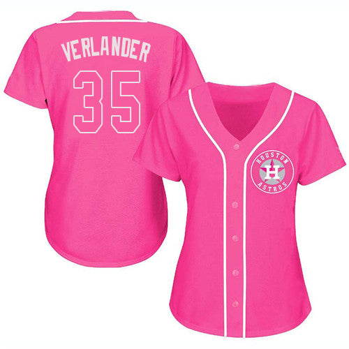 Baseball Jersey Houston Astros Justin Verlander Pink Fashion Stitched Jerseys 1341