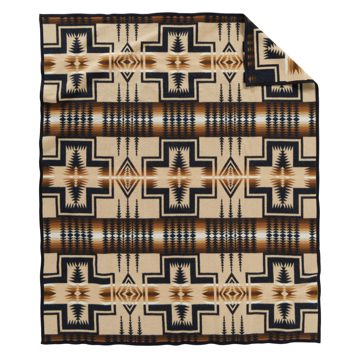 Pendleton Oxford Harding Jacquard Wool Blanket, Twin