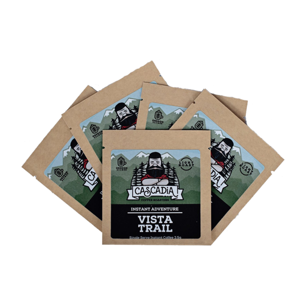 Cascadia Roasters Vista Trail Instant Coffee, Single Sachet