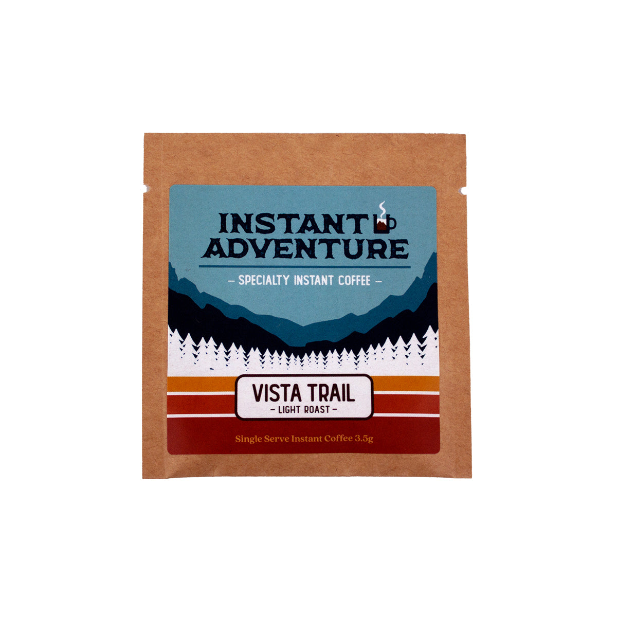 Cascadia Roasters Vista Trail Instant Coffee, Single Sachet