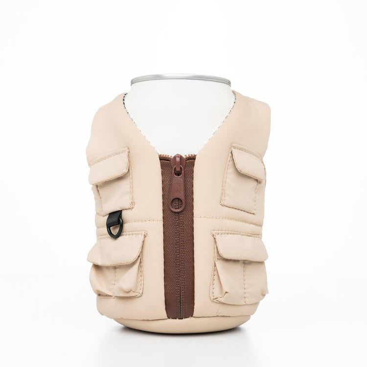 Puffin Beverage Classic Tan Adventure Vest