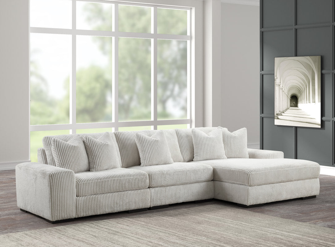 Sunday 3-PC Beige Sectional