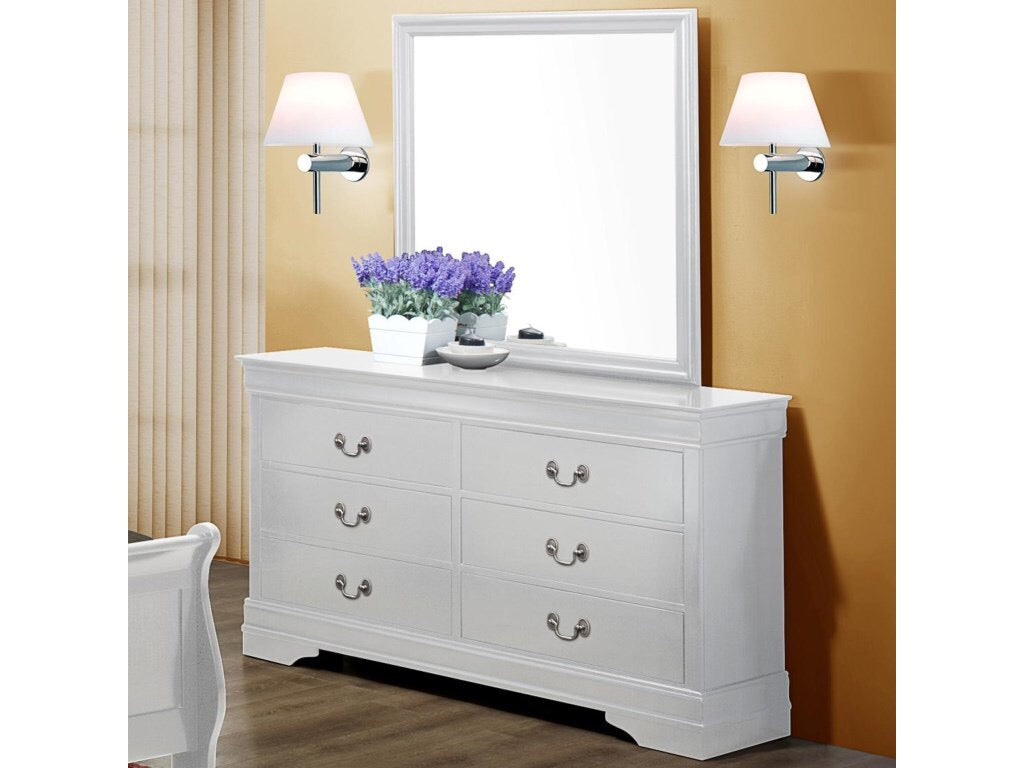 White Dressor w/ Mirror