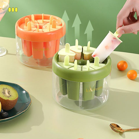 Moldes Para Helados, Paleta De 8 Puestos: ¡Crea Deliciosas Delicias Caseras!