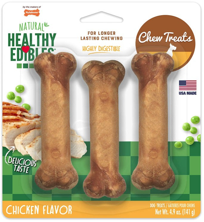 Nylabone Healthy Edibles Chews Chicken Regular