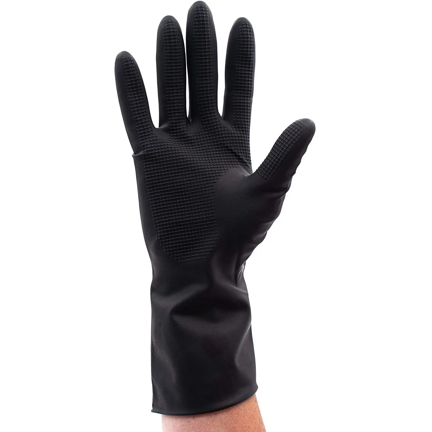 Colortrak Black Premium Reusable Latex Gloves