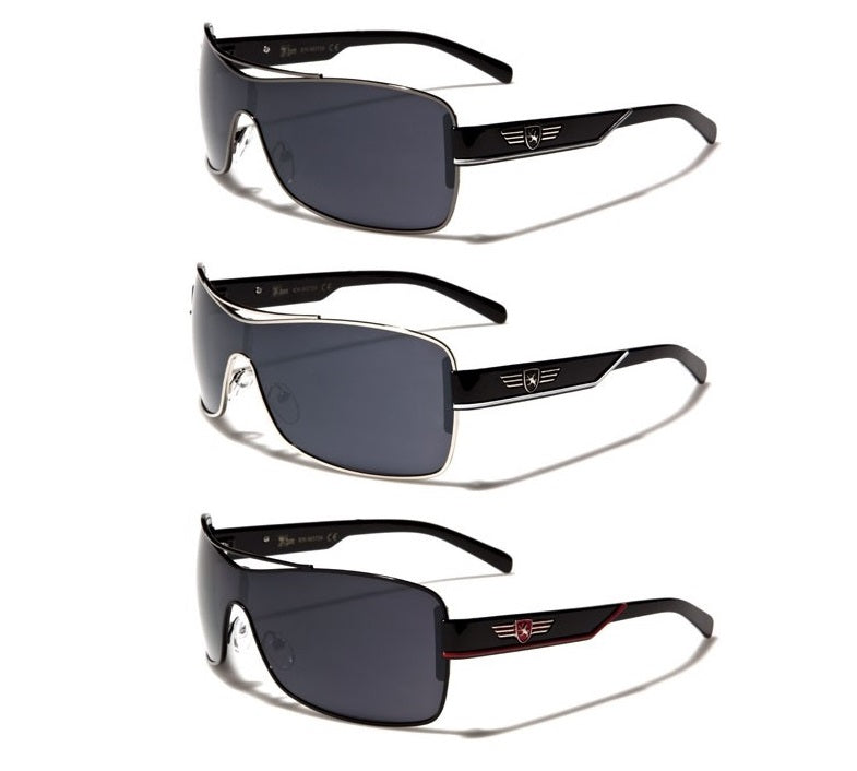  Men's Sunglasses- Rectangle Shield Style 