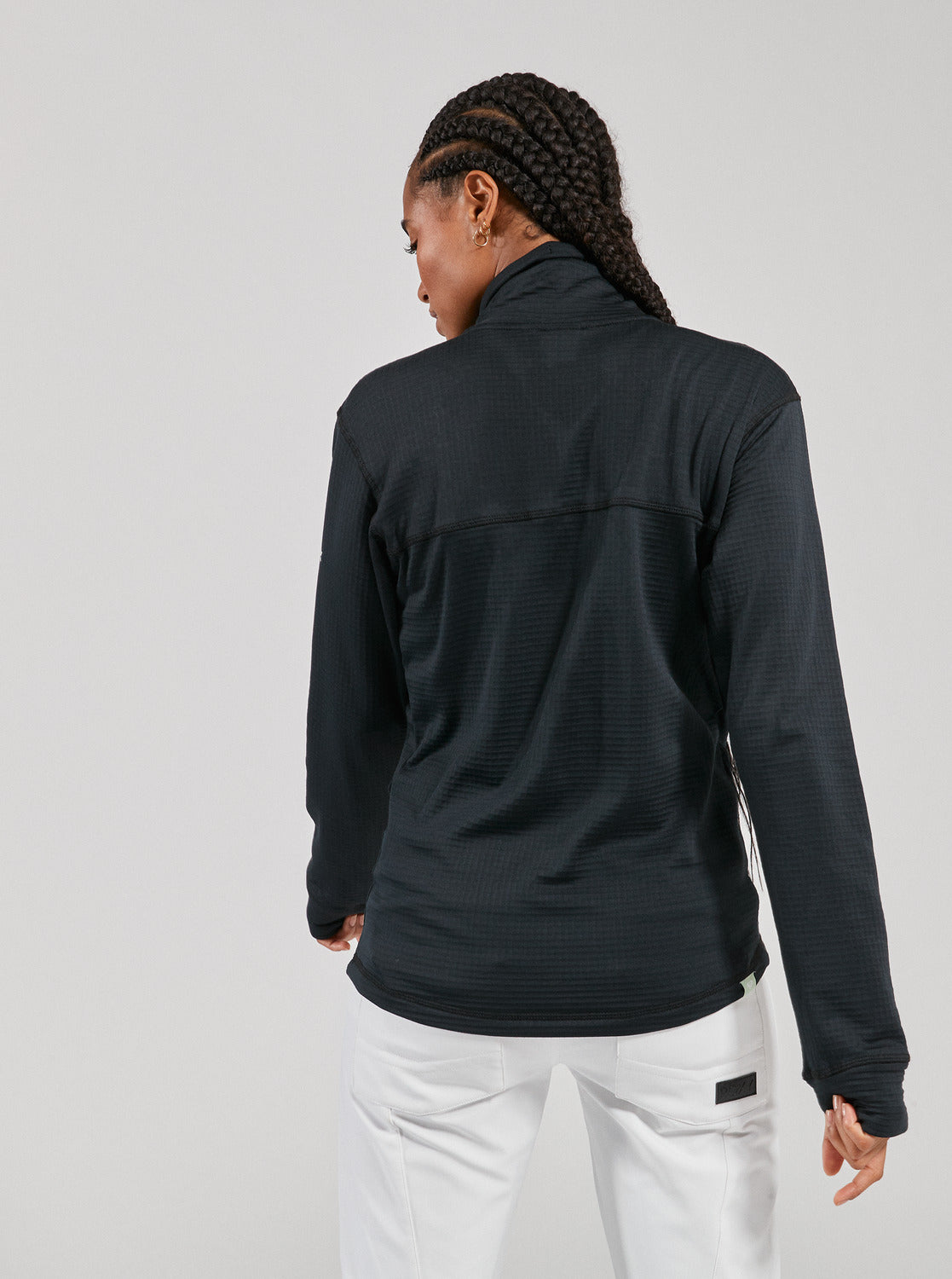 Vertere Technical Zip-Up Fleece - True Black