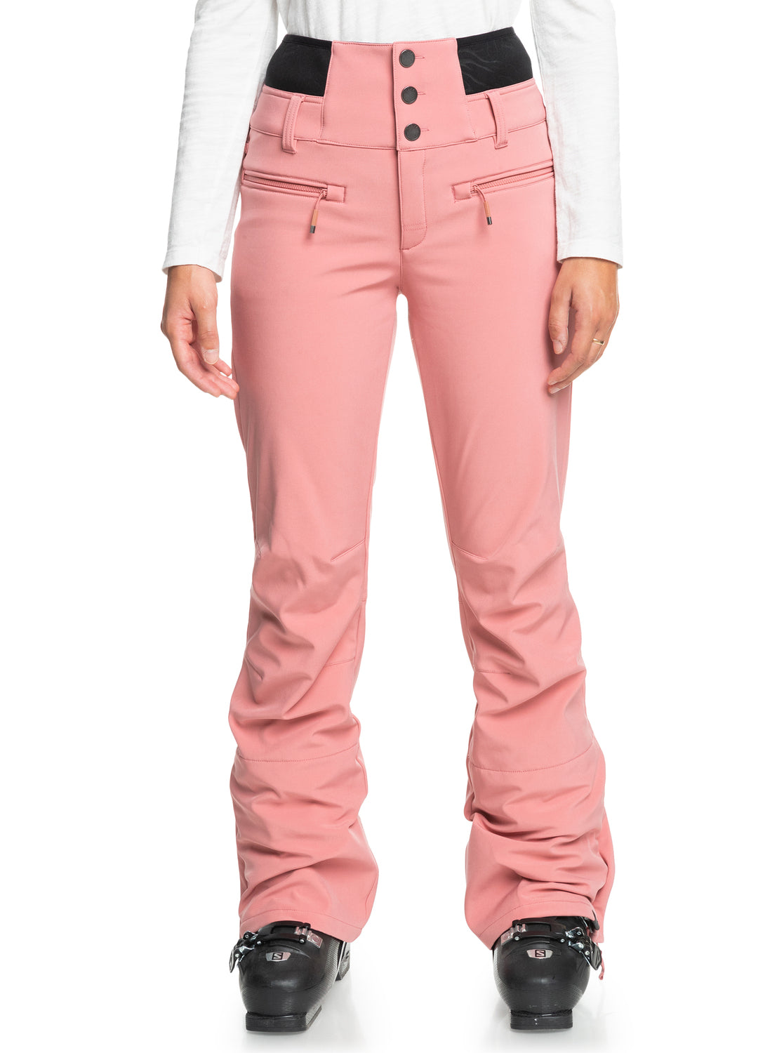 Rising High Technical Snow Pants - Dusty Rose