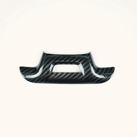 Chevy Camaro 2016+ Carbon Fiber Steering Wheel Trim Cover-black