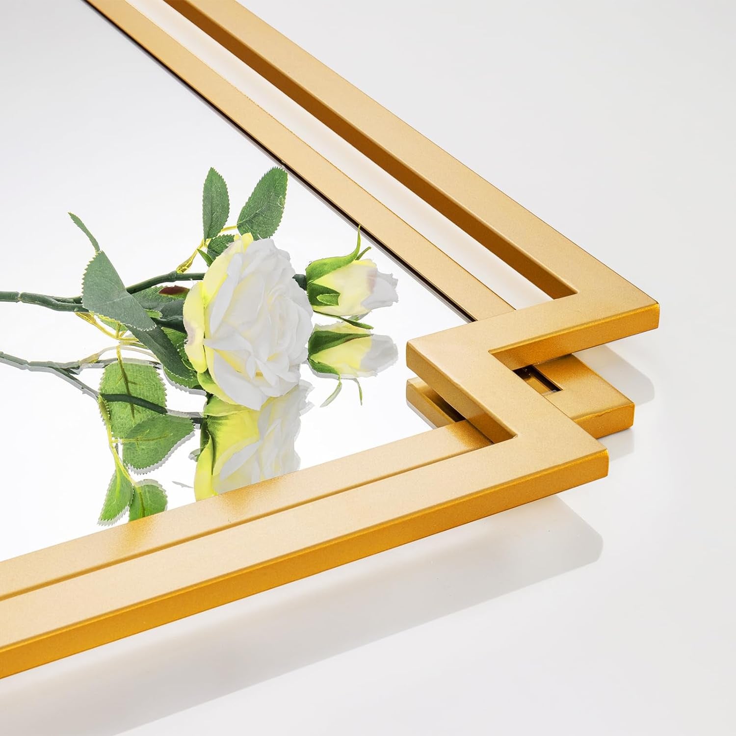 Premium Gold Wall Mirror for Elegant Living Room Decor