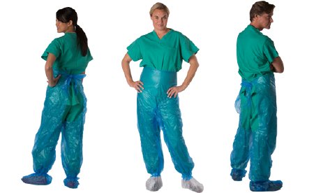 Sloan PP-300 Pants Leg Protector with Boot Covers Sta-Dri One Size Fits Most NonSterile Disposable
