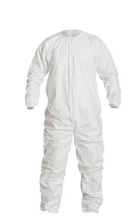 Dupont Specialty Products USA LLC IC253BWHMD00250S Cleanroom Coverall DuPont Tyvek IsoClean Medium White Disposable Sterile