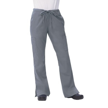 Fashion Seal Uniforms 8104-4XL Scrub Pants Simply Soft Cargo 4X-Large Pewter Female