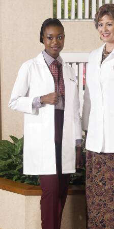 Fashion Seal Uniforms 444-S Lab Coat White Small Knee Length Reusable