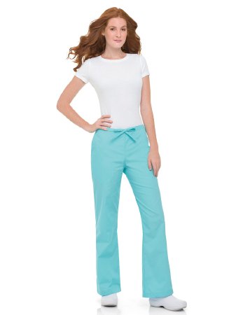 Landau Uniforms 8335BNPXLG Scrub Pants X-Large Navy Blue Female