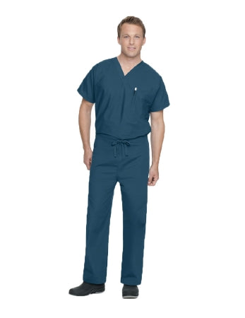 Landau Uniforms 7602CBPMED Scrub Pants Medium Caribbean Blue Unisex