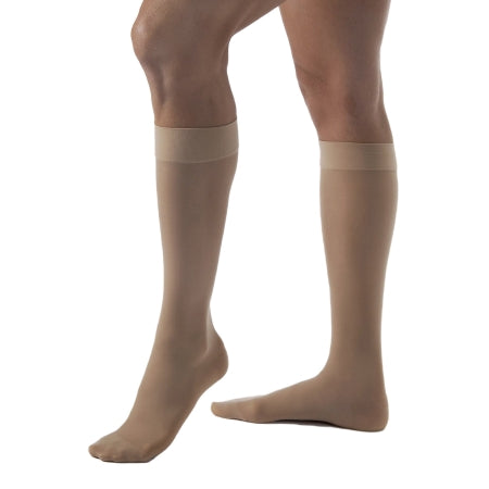 BSN Medical 115212 Compression Stocking JOBST Opaque Knee High Small Natural Closed Toe