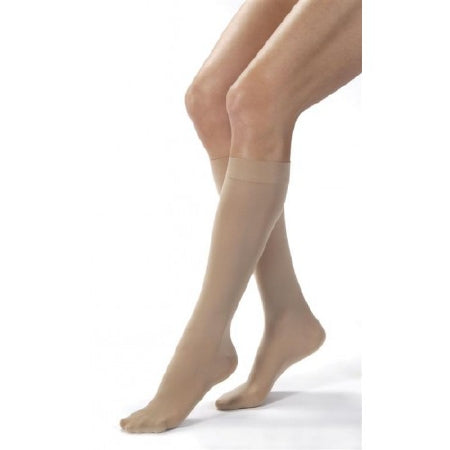 BSN Medical 115378 Compression Stocking JOBST Opaque Knee High Large / Full Calf Silky Beige Closed Toe