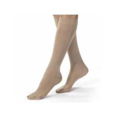 BSN Medical 115370 Compression Stocking JOBST Opaque Knee High Large / Full Calf Silky Beige Closed Toe