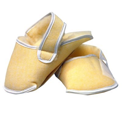 Skil-Care 703353 Slippers Medium / Large Yellow Hook and Loop Strap