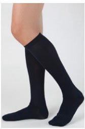 Carolon Company 251504 Compression Socks Health Support Knee High Size E / Regular Black Closed Toe