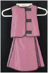 AMD Technologies 20405SC X-Ray Vest / Skirt Black Wraparound Style Small