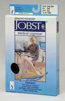 BSN Medical 115556 Compression Stocking JOBST Opaque Thigh High Small Black Open Toe