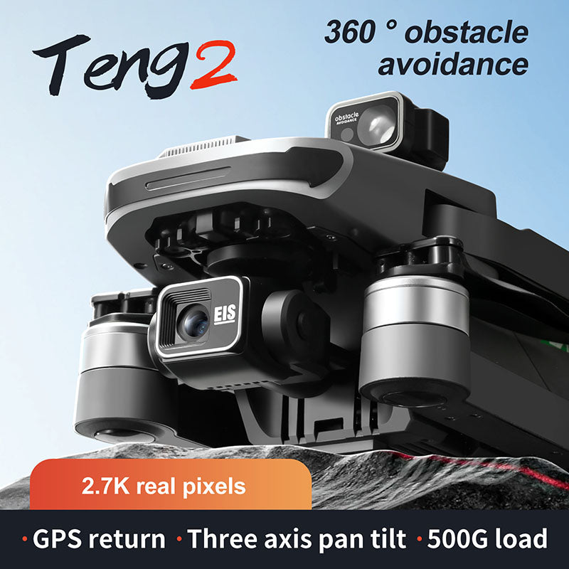 4K Drone S155 Pro 3-Axis Gimbal Obstacle Avoidance GPS 5G Relay WIFI Brushless Quadcopter