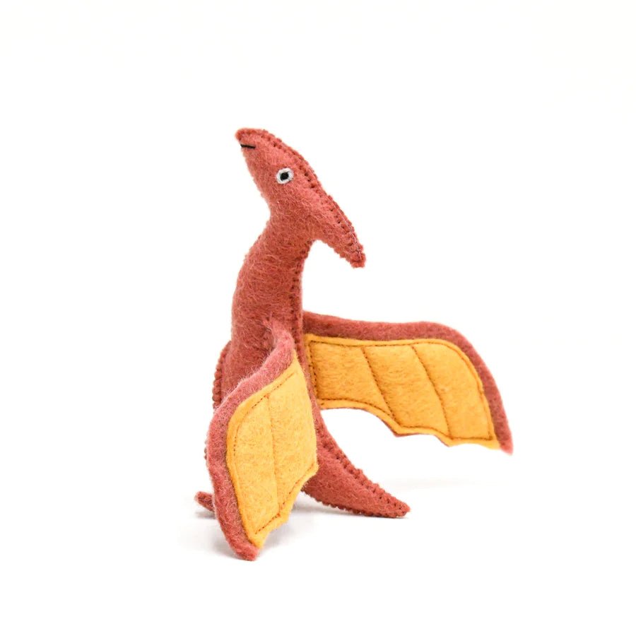 Handmade Felt Pteranodon Dinosaur Toy