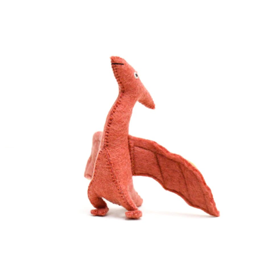 Handmade Felt Pteranodon Dinosaur Toy