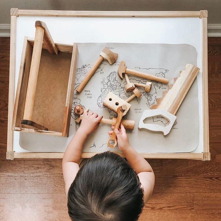 Natural Wood Tool Set