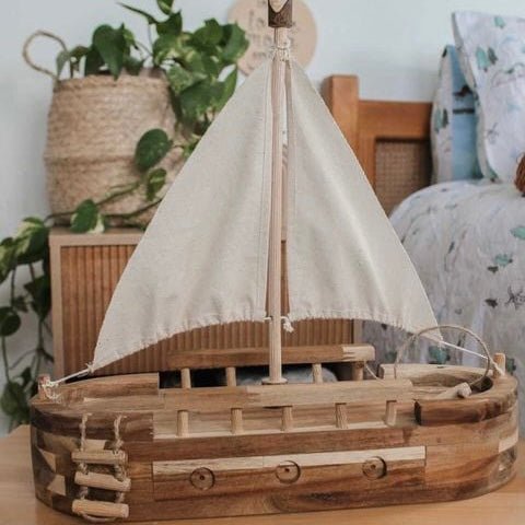 Natural Wooden Adventure Ship