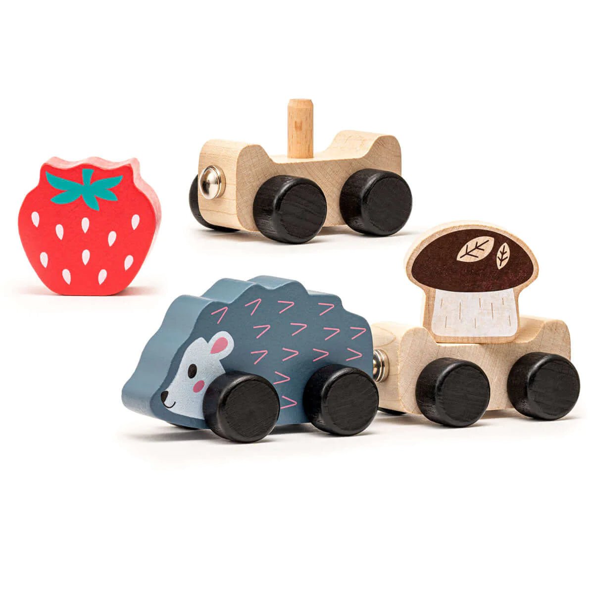 Hedgehog Little Wooden Train