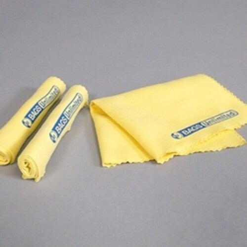 Bags Unlimited ASA-2D - Groovy Record Cleaning Cloth 3 Pk - Microfiber (Yellow)