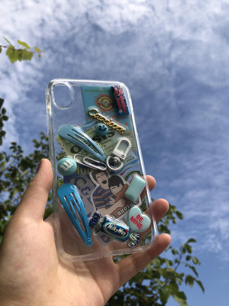 blue phone case