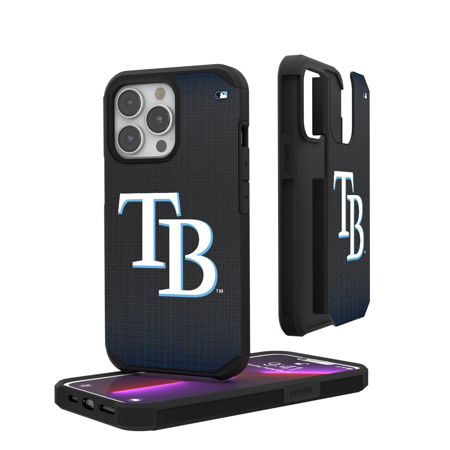 Tampa Bay Rays Linen Rugged Phone Case