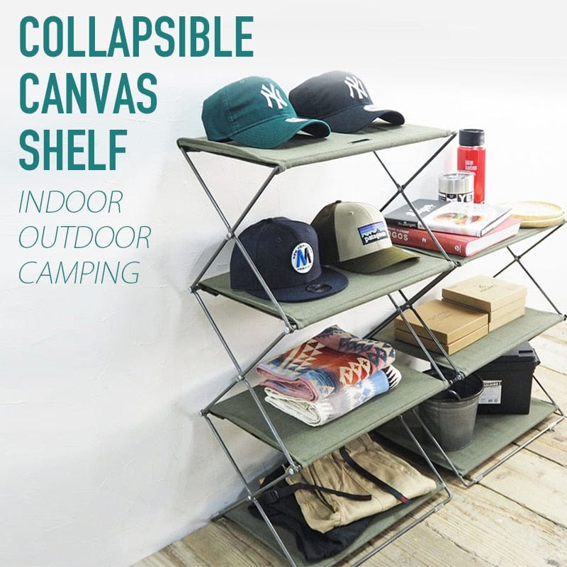 Outdoor Camping Folding Portable Storage Shelf